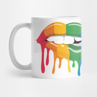 Rainbow Lips Mug